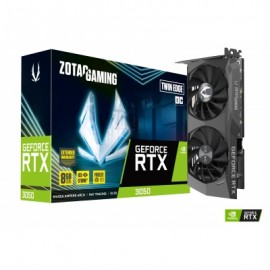 TARJETA DE VIDEO RTX3050 TWIN EDGE 8GB GDDR6 ZT-A30500H-10M