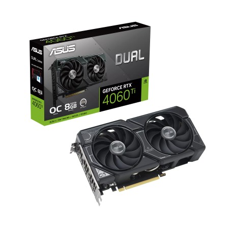 TARJETA DE VIDEO RTX 4060 TI OC 8GB DUAL ASUS DUAL-RTX4060ti-O8G