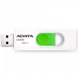 MEMORIA USB 128GB UV320 3.1 ADATA BLANCA VERDE