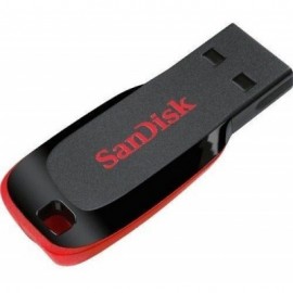 MEMORIA USB 16GB CRUZER BLADE SANDISK NEGRA